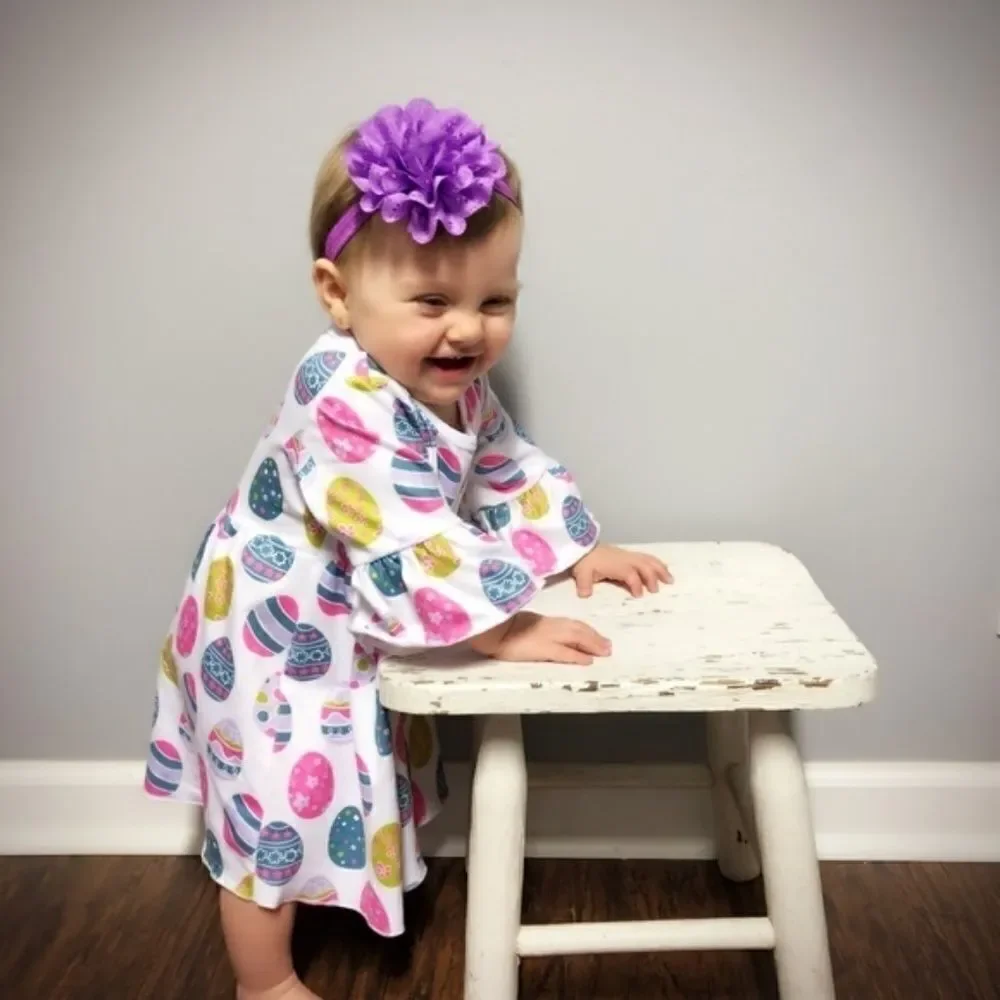 Easter Egg Baby Girl Dress